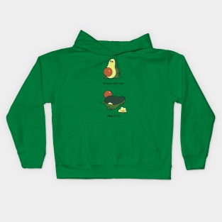 Avocado First Time Yoga Kids Hoodie